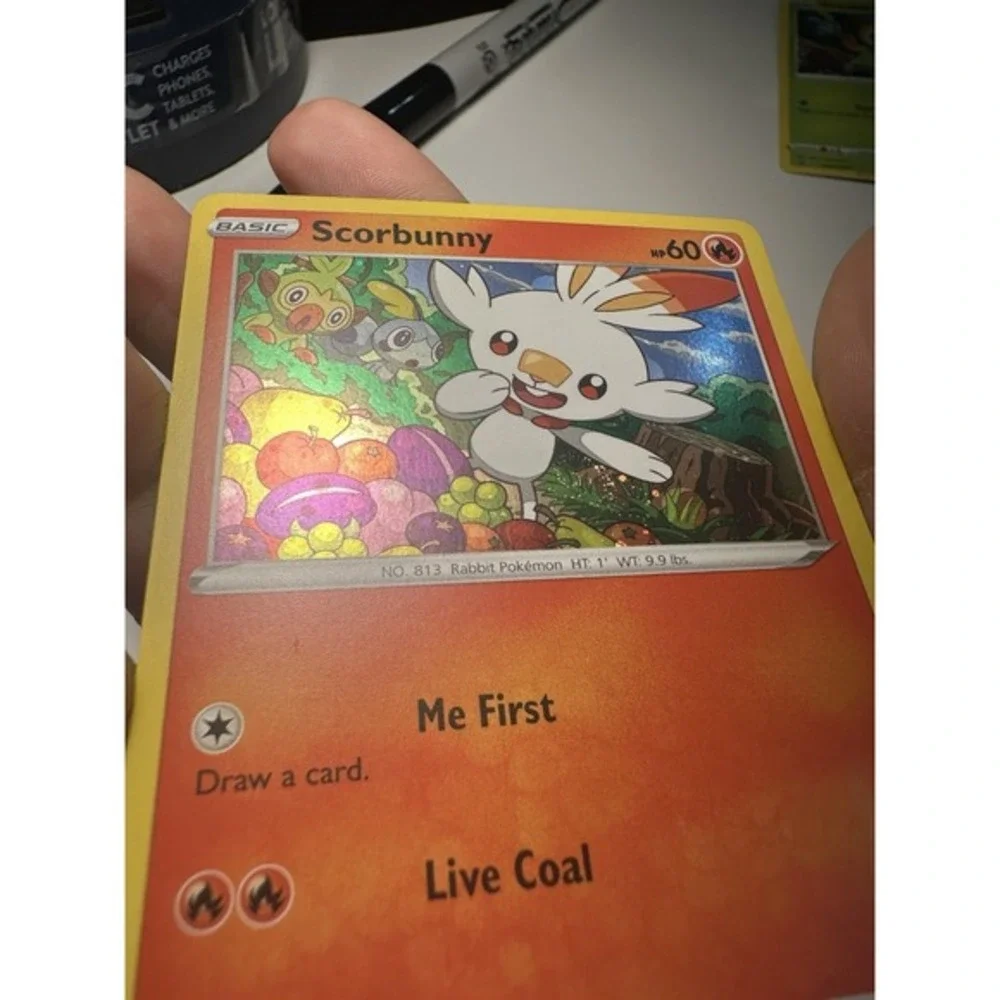 Scorbunny SWSH071 FART SWIRL 🌀 Black Star Promo Vivid Voltage  Pokemon Card‎ LP